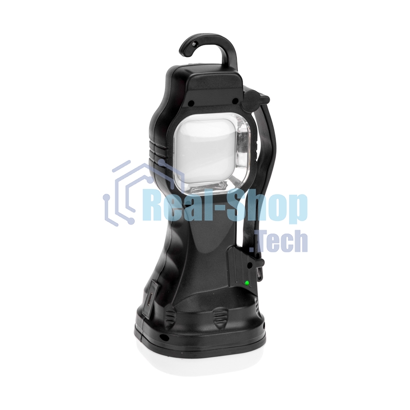 Фонарь кемпинговый Rexant с солнечной батареей и крюком
