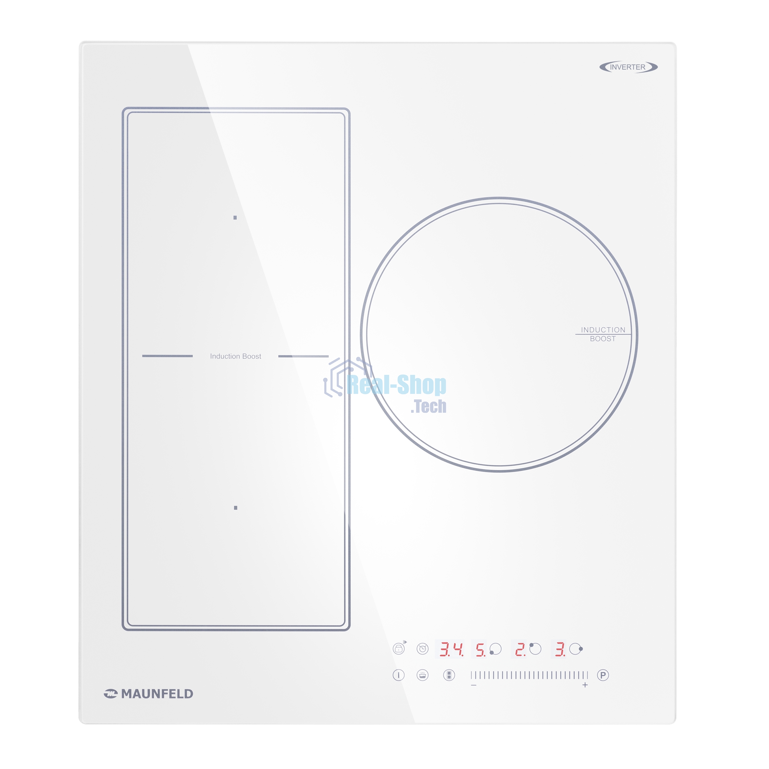 Индукционная варочная панель Maunfeld CVI453SBWH Inverter