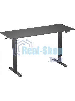 Стол компьютерный Cactus CS-EDL-BBK черный, столешница ДСП, каркас черный