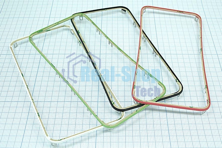 Рамка дисплея и тачскрина для Apple iPhone 4S белый