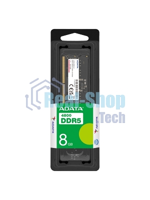 Оперативная память ADATA, DDR5, 8GB (1x8GB), 4800MHz, CL40, SO-DIMM