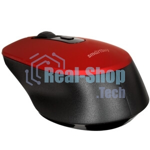 Мышь проводная беззвучная Smartbuy ONE 265-R красная, 40 SBM-265-R