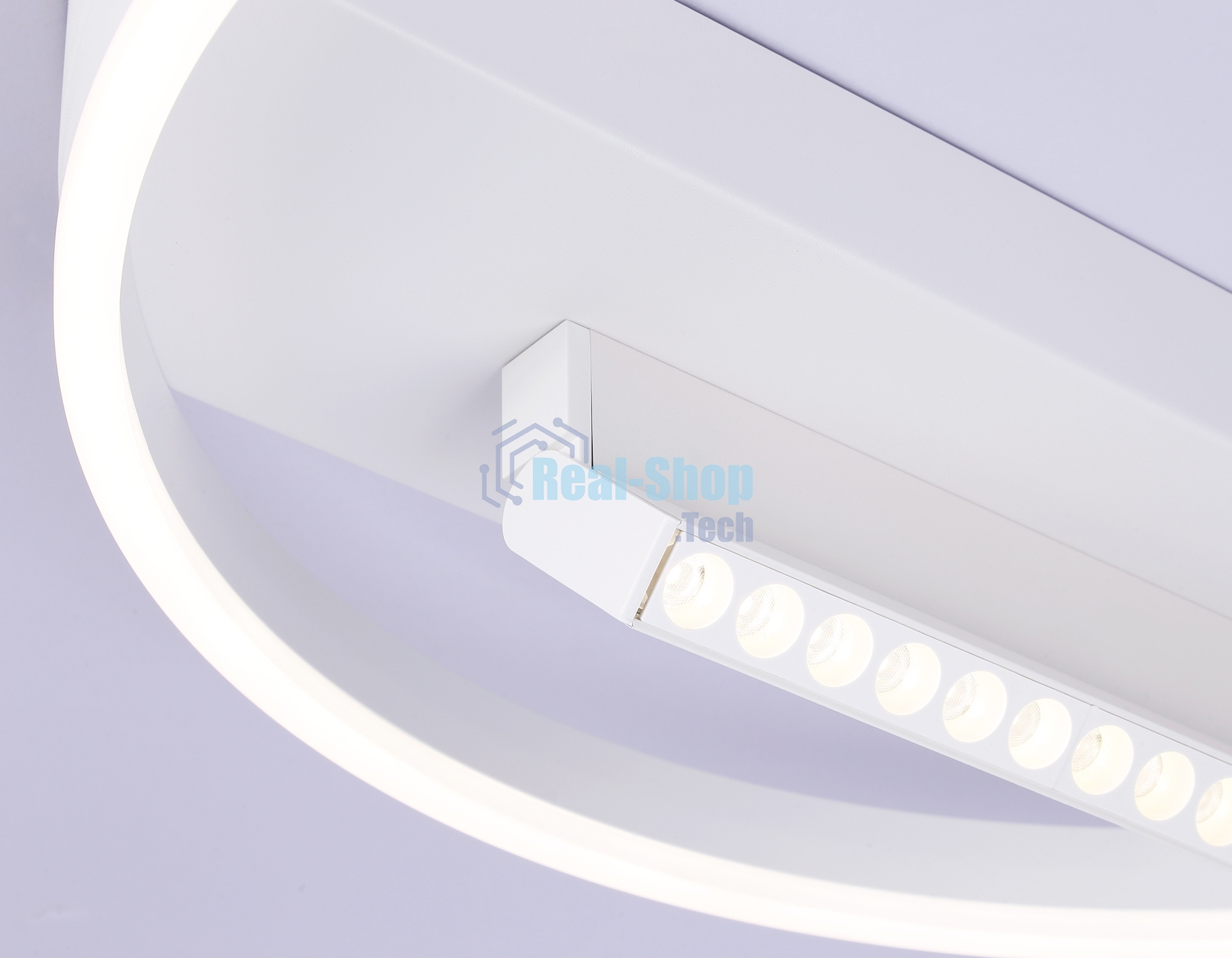 Светильник Ambrella light FL51457/1+1 WH белый 60W 3000K-6400K+4200K D500*110 (ПДУ РАДИО 2.4G)