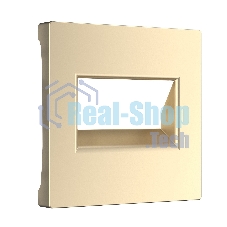 Накладка для двойной розетки Еthernet RJ-45 (шампань)