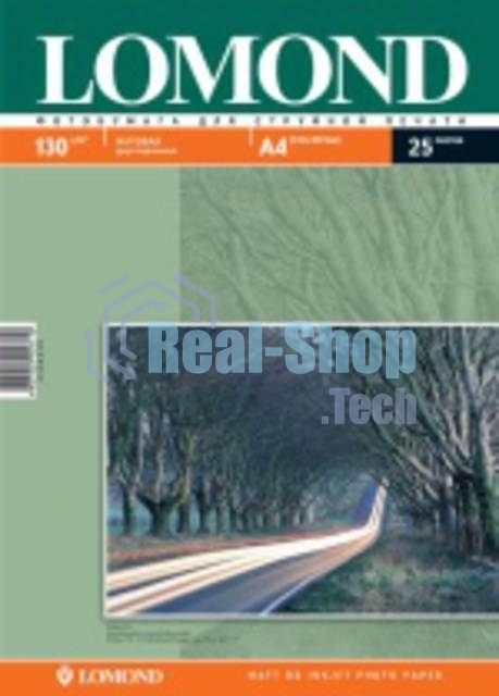 Фотобумага Lomond 0102039 A4/130г/м2/25л./белый матовое/матовое для струйной печати