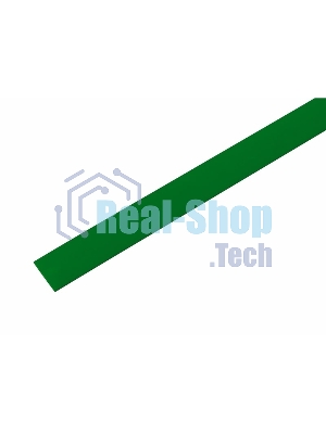 Термоусаживаемая трубка Rexant 13,0/6,5 мм, зеленая, упаковка 50 шт. по 1 м