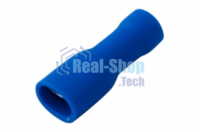 Клемма плоская Rexant полностью изолированная гнездо 5 мм 1.5-2.5 мм² (РППи-м 2.5-(4.8))