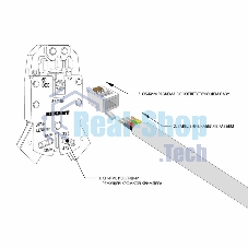 Телефонный разъем Rexant RJ-9(4P4C)