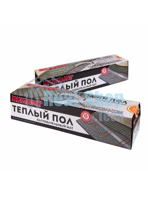 Теплый пол (нагревательный мат) Rexant Extra, площадь10,0 м2 (0,5 х 20,0 метров),1600Вт, (двух жильный)