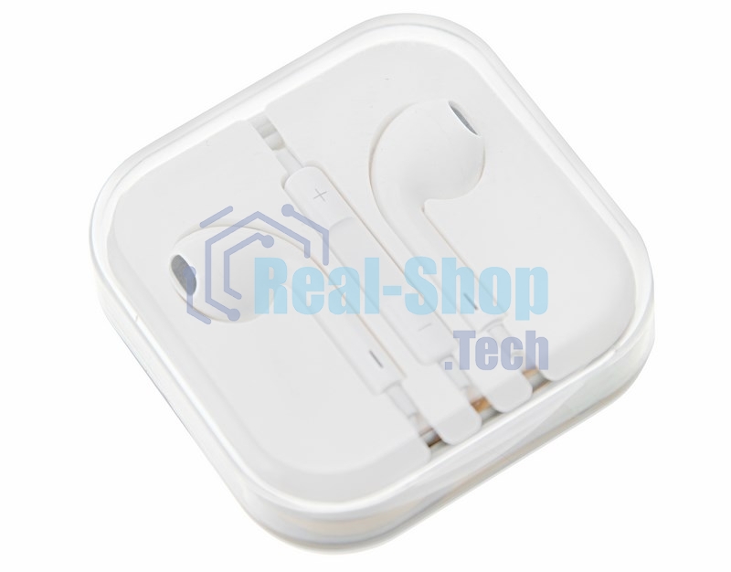 Наушники с микрофоном белые