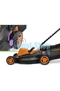 Газонокосилка CARVER LME-1437 эл. 1400Вт ширина 37см рег.высоты травосборник 35л