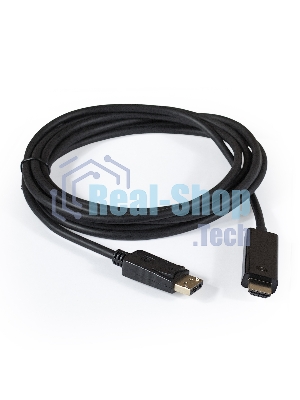 Кабель ExeGate EX284915RUS DisplayPort-HDMI ExeGate EX-CC-DP-HDMI-1.8 (20M/19M, 1,8м, экран)