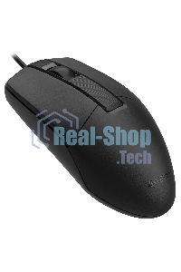 Мышь проводная A4Tech OP-330S черный, 1200 dpi, USB, кнопки - 3