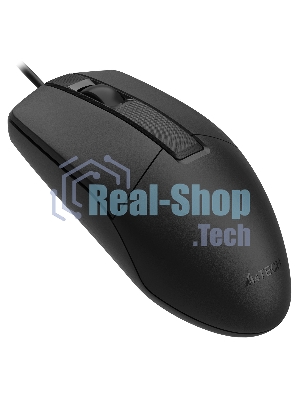 Мышь проводная A4Tech OP-330S черный, 1200 dpi, USB, кнопки - 3