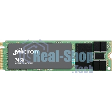 Накопитель SSD Micron 7450 PRO, 480Gb, M.2(22x80мм), NVMe, PCIe 4.0 x4, 3D TLC, R/W 5000/700Mb/s, IOPs 280 000/40 000, TbW 800, DWPD 1 (12 мес.)