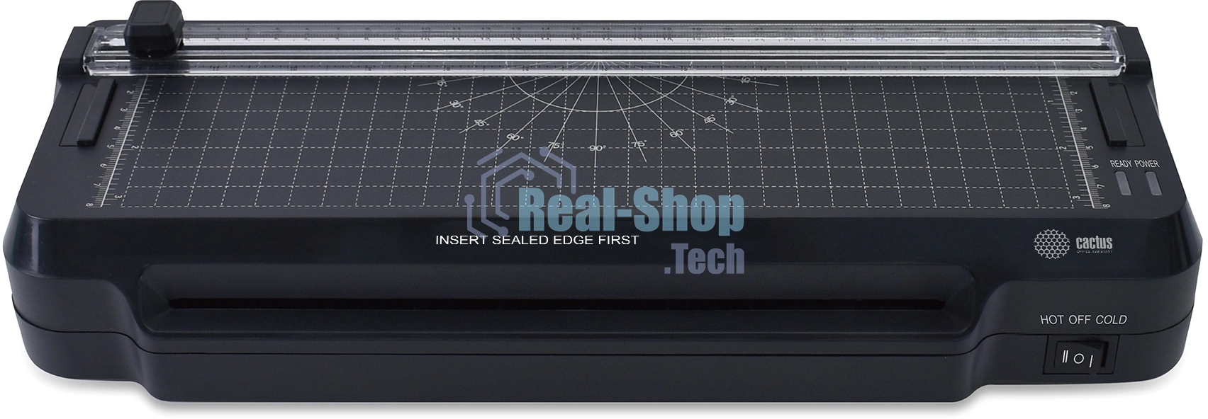 Ламинатор Cactus CS-LAB-F1 черный A4 (70-125мкм) 25 см/мин (2 вал.) хол. лам. лам. фото