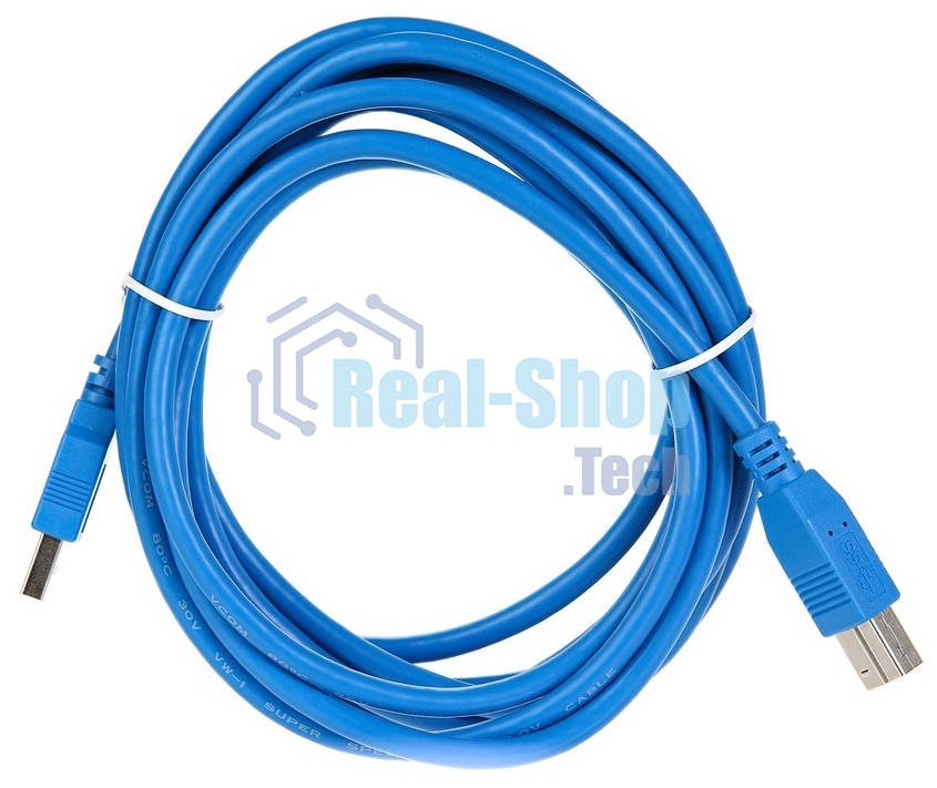 Кабель соединительный VCOM USB3.0 Am/Bm 3 м (VUS7070-3M)