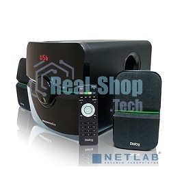 Акустическая система Dialog Progressive AP-203 черный 2.1, 18W+2*10W RMS, USB+SD reade