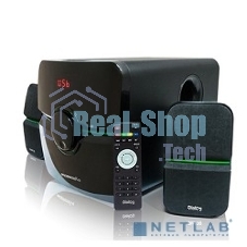 Акустическая система Dialog Progressive AP-203 черный 2.1, 18W+2*10W RMS, USB+SD reade