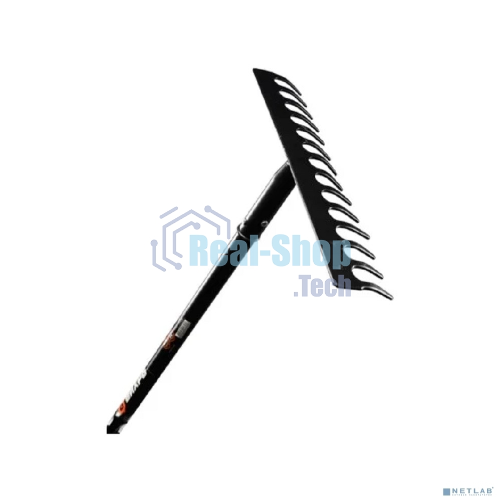 Грабли прямые ВИХРЬ 14 зубьев, сталь, с металлическим черенком 73/7/1/13