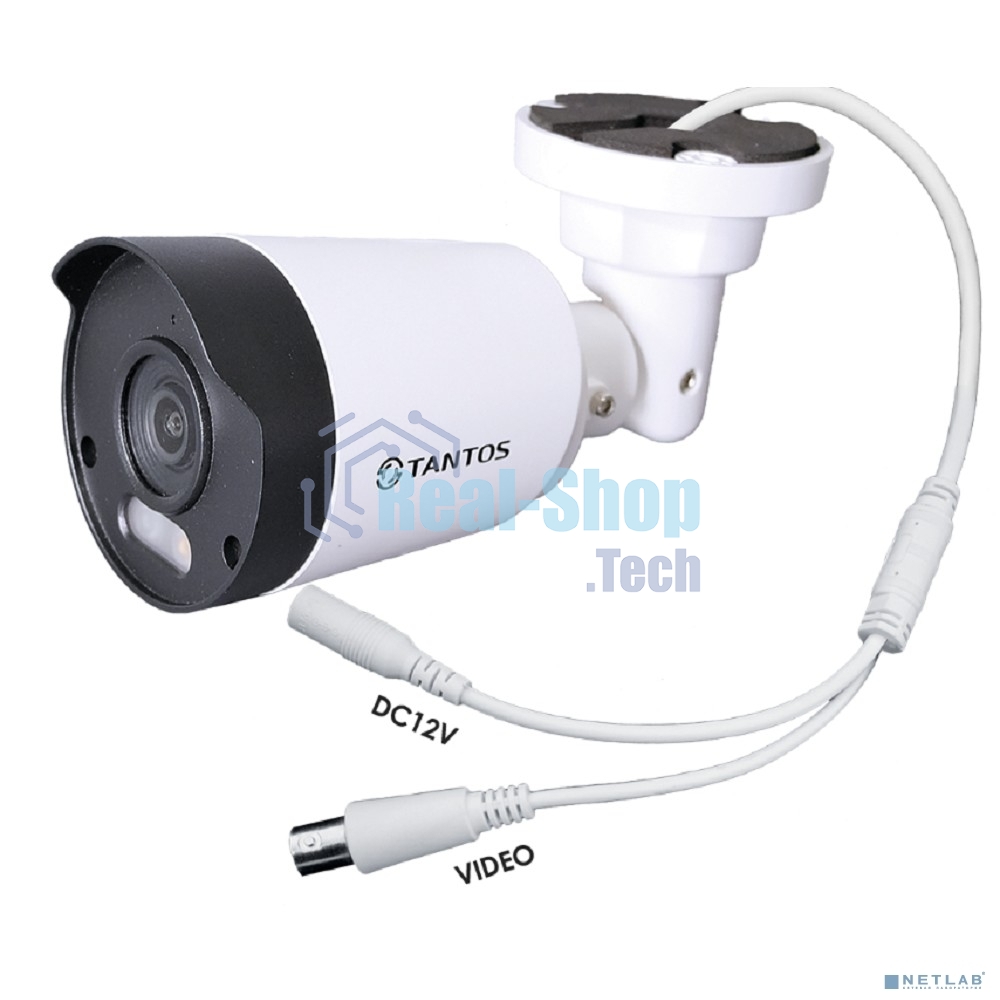 Камера видеонаблюдения IP Tantos TSi-Pe50FP 2.8-2.8мм цв. корп.:белый/черный (00-00124865)