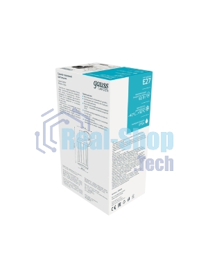 Светильник садово-парковый Gauss Vega на стену вниз 10.5x24x14.2cm, 170-240V/50Hz, 1xE27, Max.60W, IP: 54, 1/24