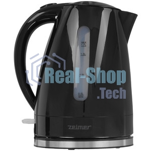 Чайник электрический Zelmer ZCK7617B 1.7 л, 2200 Вт, черный корпус: пластик