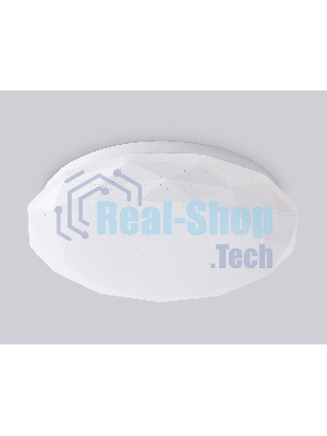 Потолочный светодиодный светильник Ambrella light FZ1016 WH белый 16W 6400K D250*55 (Без ПДУ)