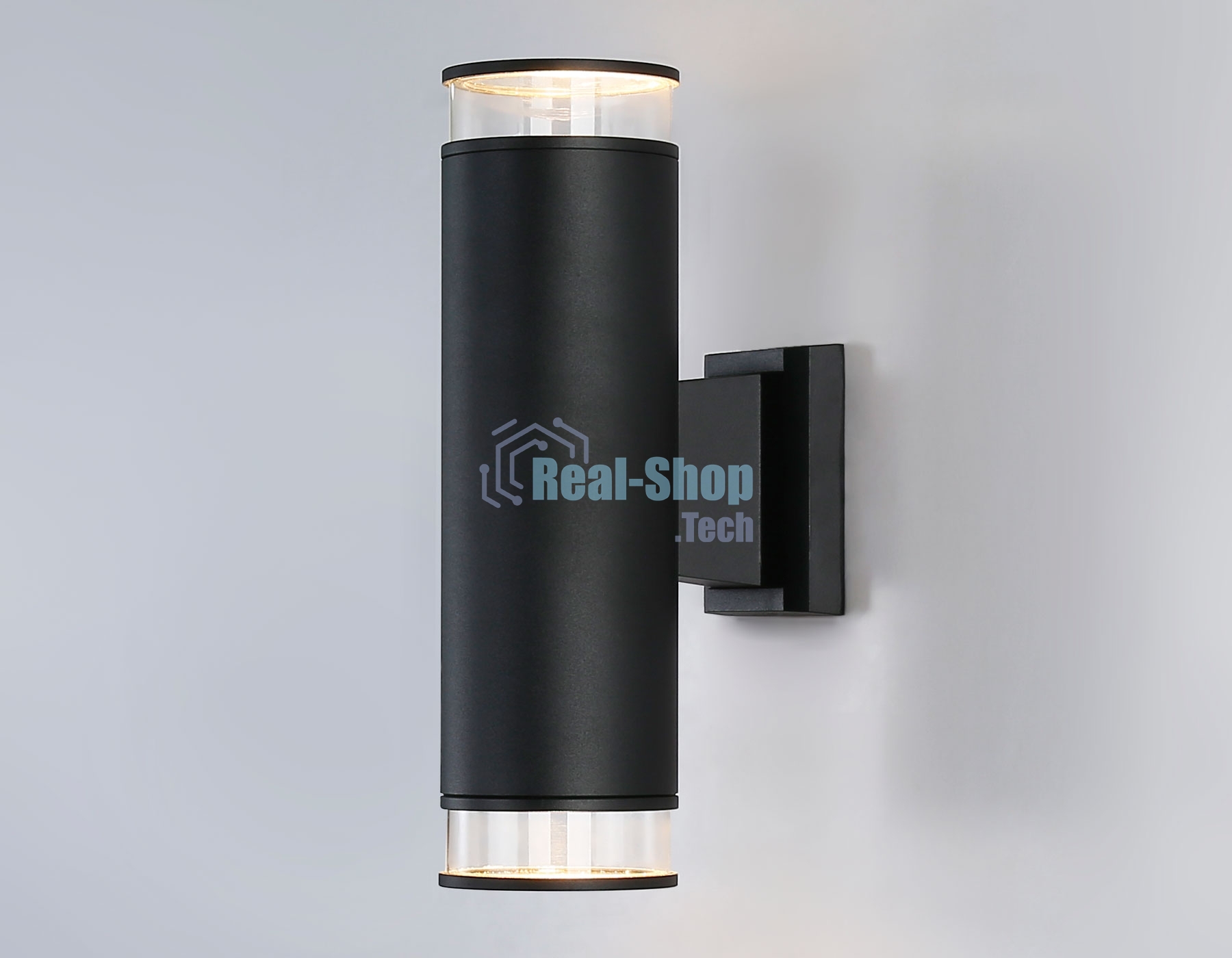 Светильник Ambrella light ST3821/2 BK/CL черный/прозрачный IP54 GU10/2 max 35W 310*90*160