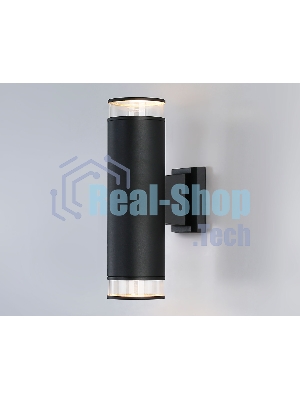 Светильник Ambrella light ST3821/2 BK/CL черный/прозрачный IP54 GU10/2 max 35W 310*90*160