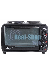 Мини-печь Великие реки Днепр-1, черный, 3200 Вт, 30 л, 2 конфорки