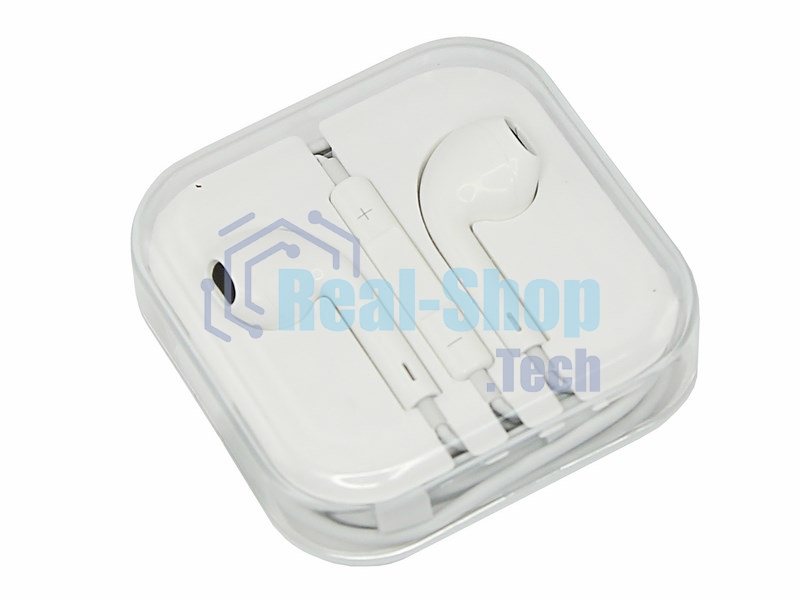 Наушники с микрофоном белые