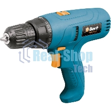 Дрель-шуруповерт Bort BSM-250x2, 280 Вт, 25 Нм, щеточный