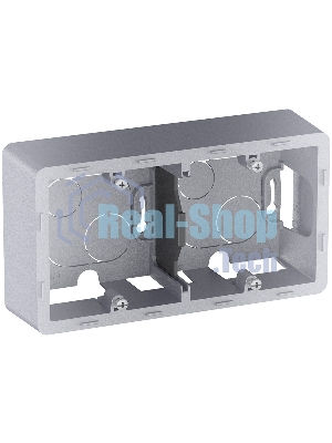 Коробка накладного монтажа Inspiria 2 поста алюминий