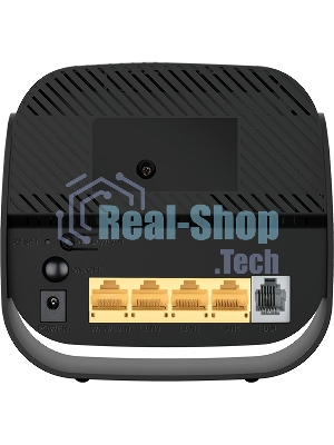 Роутер беспроводной D-Link DSL-2640U/R1A ADSL2+ черный ANNEX А