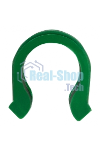 Универсальные зажимы для крепления пленки к каркасу парника Palisad d12мм, 20 шт/уп, зеленые