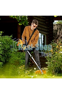 Триммер электрический Denzel TE-1220, 1200 Вт, 380 мм, катушка, диск, разборная штанга