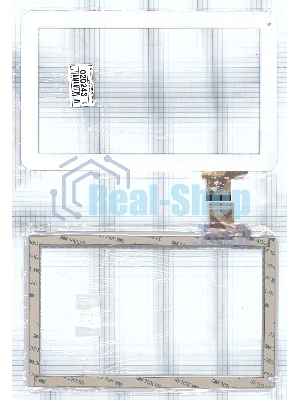Сенсорное стекло (тачскрин) 10.1'' YDT1231-A0 (257x159 мм), белое