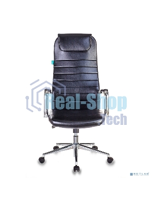 Кресло Бюрократ Chair Brt KB-9N/ECO/BLACK черный, экокожа