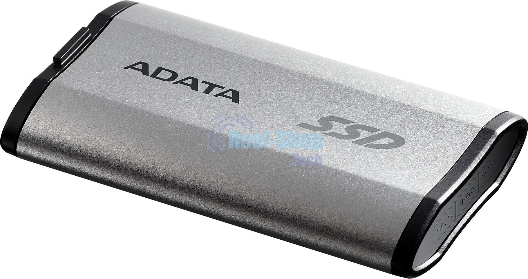 Внешний SSD ADATA SD810, 500 Gb, USB 3.2 Gen 2x2 Type-C, R/W 2000/2000, серебристый