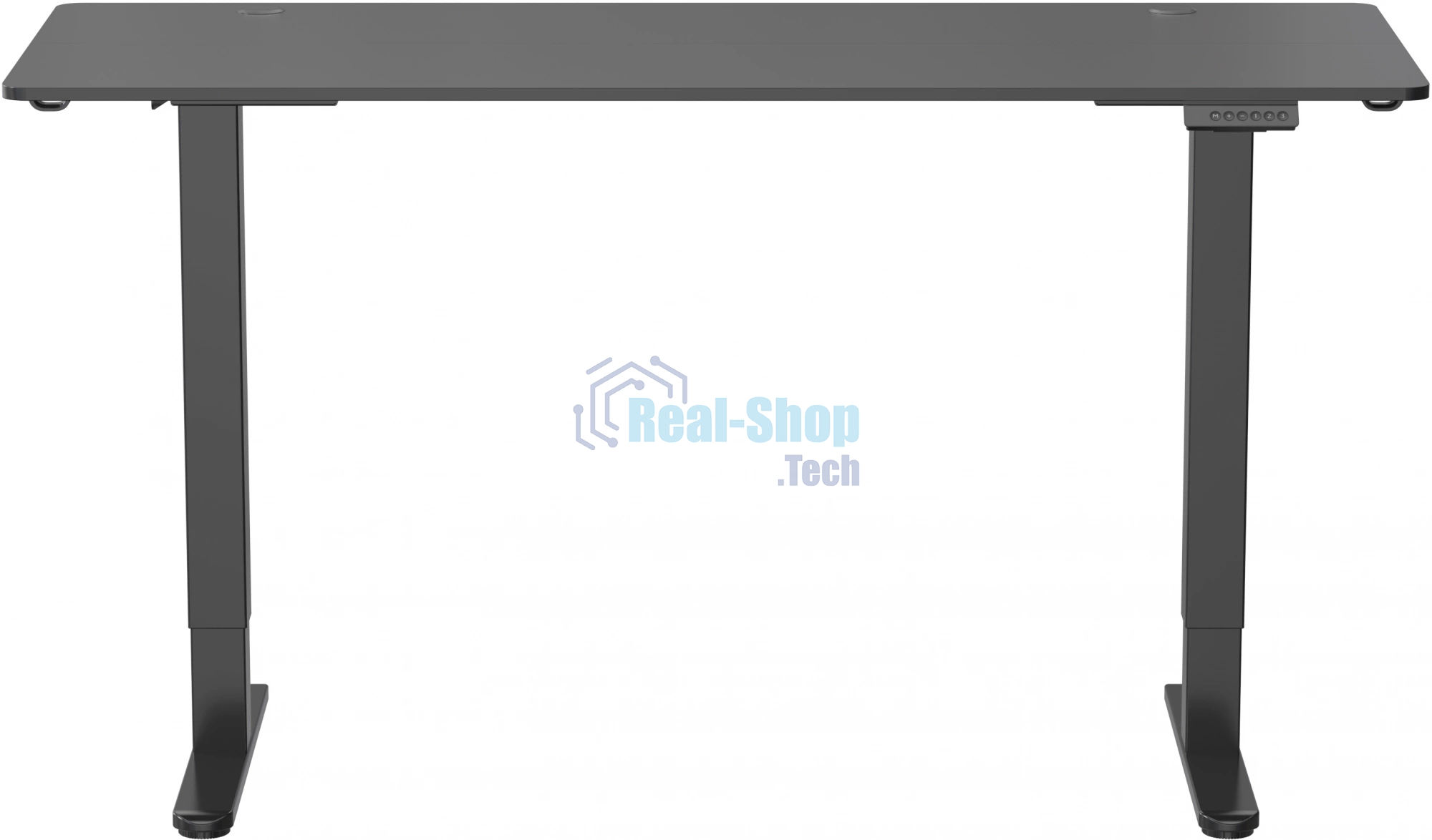 Стол компьютерный Cactus CS-EDL-BBK черный, столешница ДСП, каркас черный