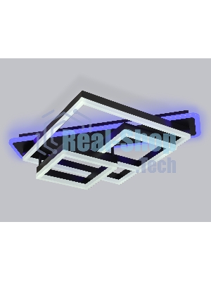 Светильник Ambrella light FA8533 BK черный 132W 3000K-6400K+RGB 630*570*160 (ПДУ РАДИО 2.4G)