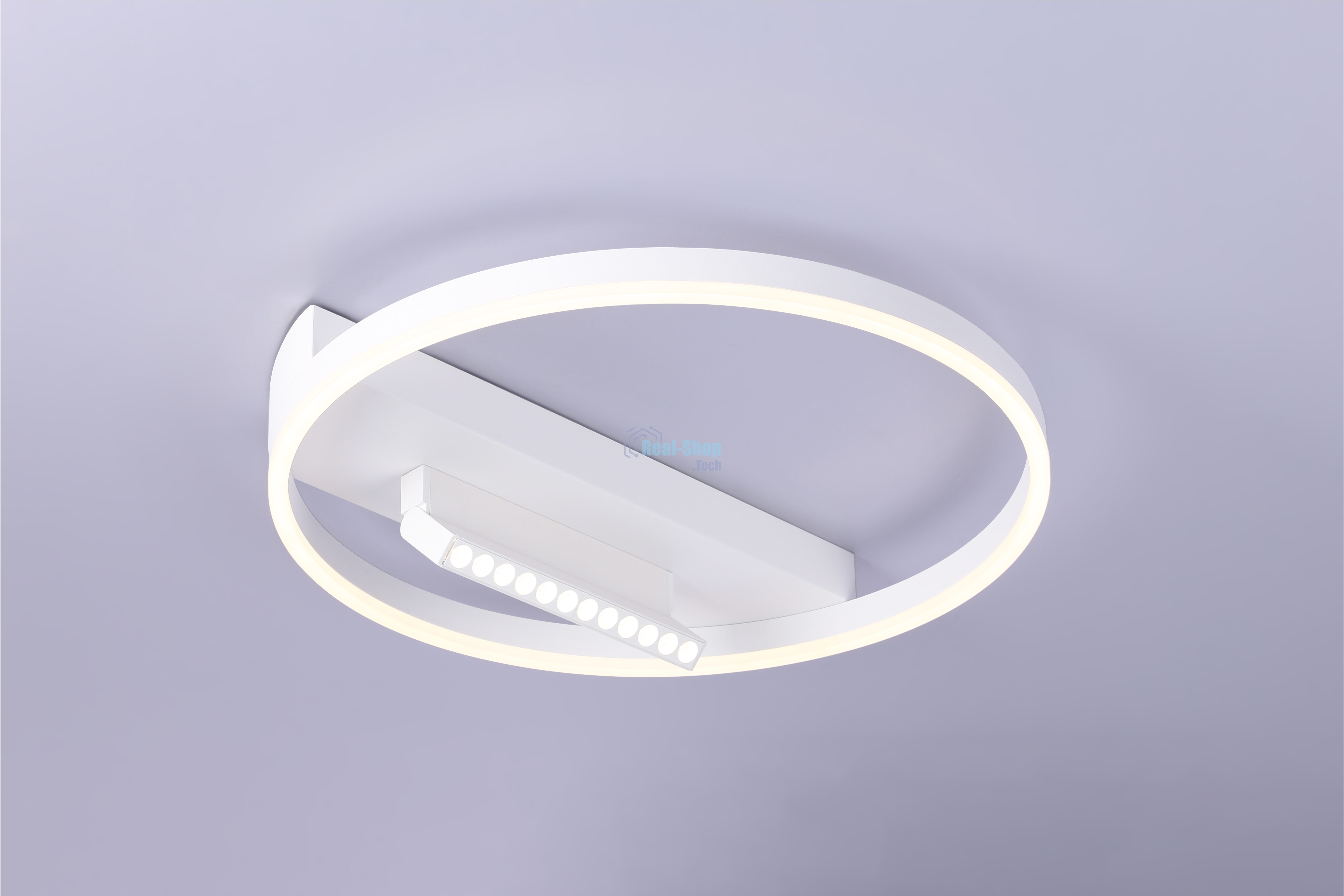 Светильник Ambrella light FL51457/1+1 WH белый 60W 3000K-6400K+4200K D500*110 (ПДУ РАДИО 2.4G)