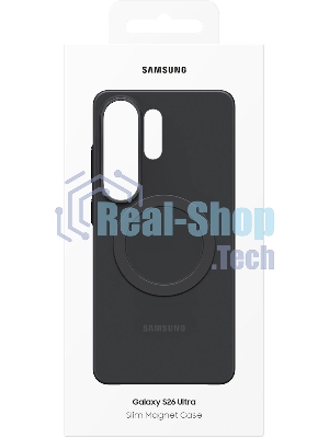 Чехол (клип-кейс) Samsung для Samsung Galaxy S26 Ultra Silicone Magnet Case with MagSafe черный (EF-SS948CBEGRU)