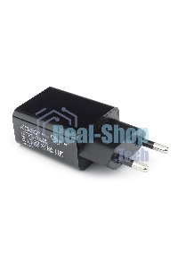 Сетевое зарядное устройство Cablexpert MP3A-PC-21 100/220V - 5V USB 1 порт, 1A, черный
