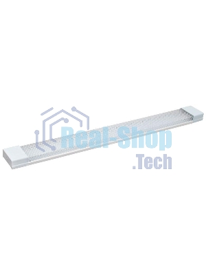 Светильник светодиодный Iek LDBO0-4013-18-6500-K01 ДБО 4013 18Вт 6500К IP20 600мм призма аналог люм.свет. 2х18, 600х62х24 мм, стальной корпус