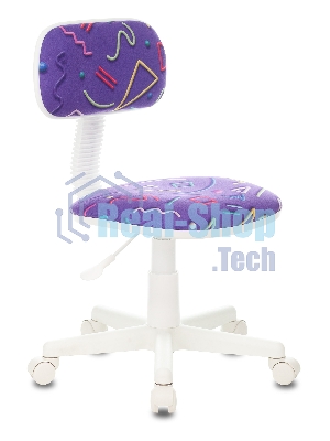 Кресло Бюрократ CH-W201NX Sticks 08 фиолетовый, ткань, 120 кг