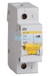 Выключатель автоматический модульный 1п C 80А 10кА ВА47-100 ИЭК MVA40-1-080-C