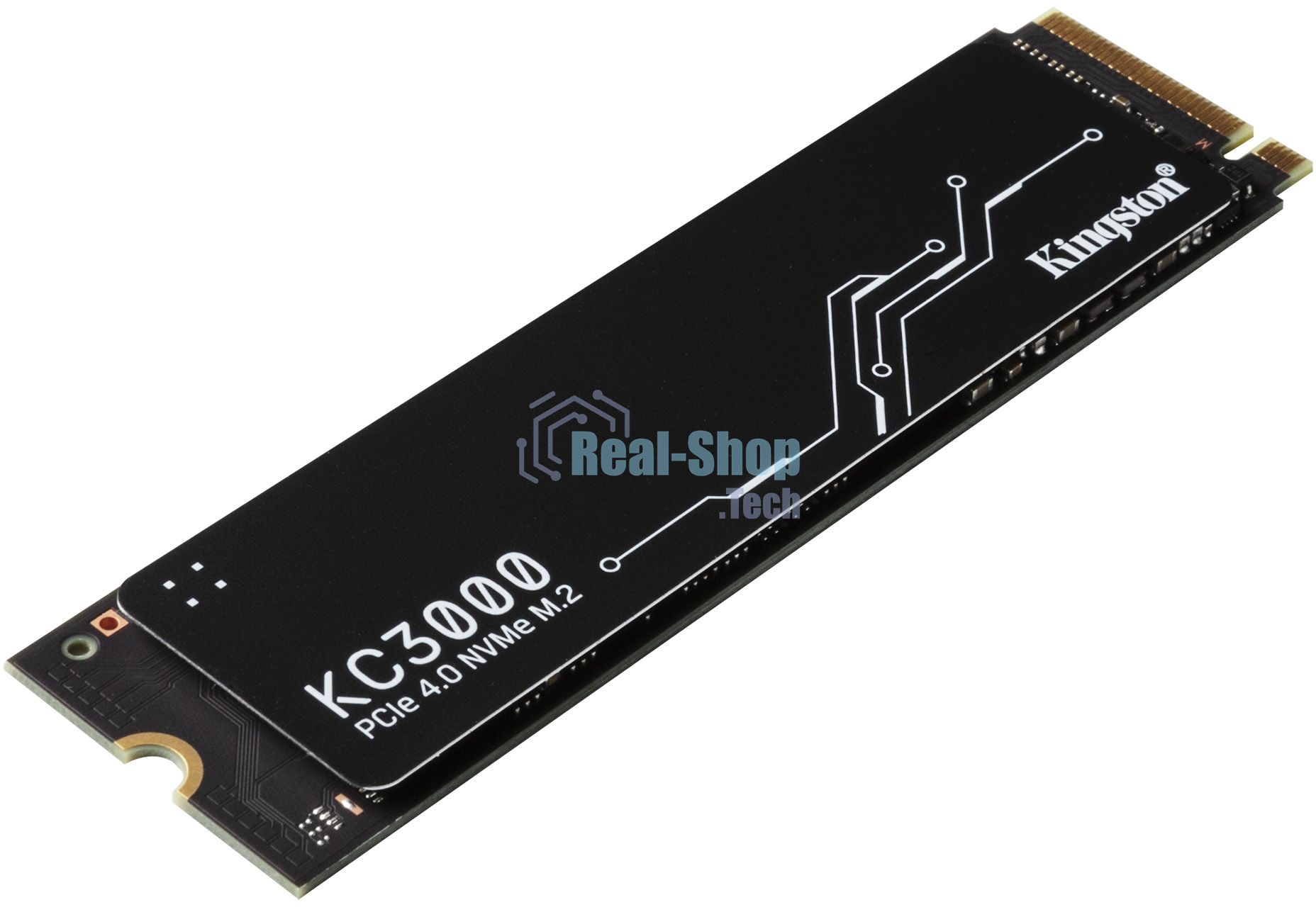 Накопитель SSD Kingston 512Gb M.2 KC3000 SKC3000S/512G (PCI-E 4.0 x4, up to 7000/3900Mbs, 3D TLC, NVMe, 400TbW, Phison E18, 22х80мм, LP heatsink)