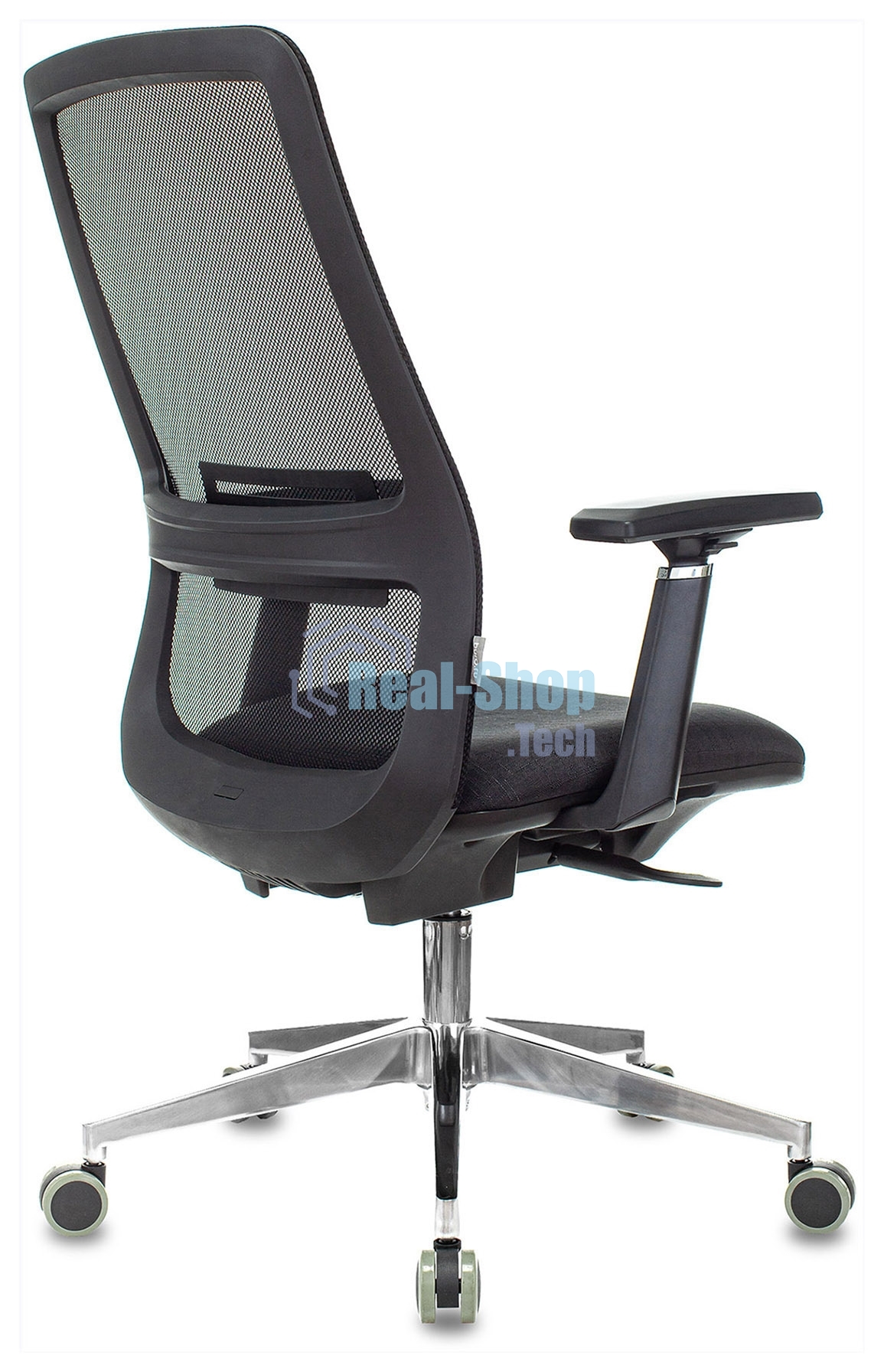 Кресло руководителя Бюрократ MC-915 черный TW-01 38-418 сетка/ткань, крестовина алюминий